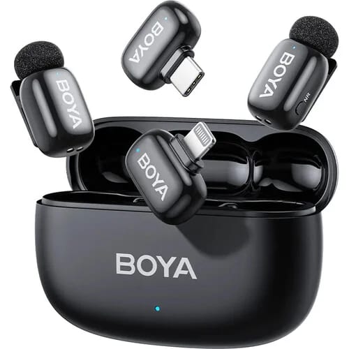 BOYA MINI 2-01 (iOS + Type-C, Dual, with Powerbank)