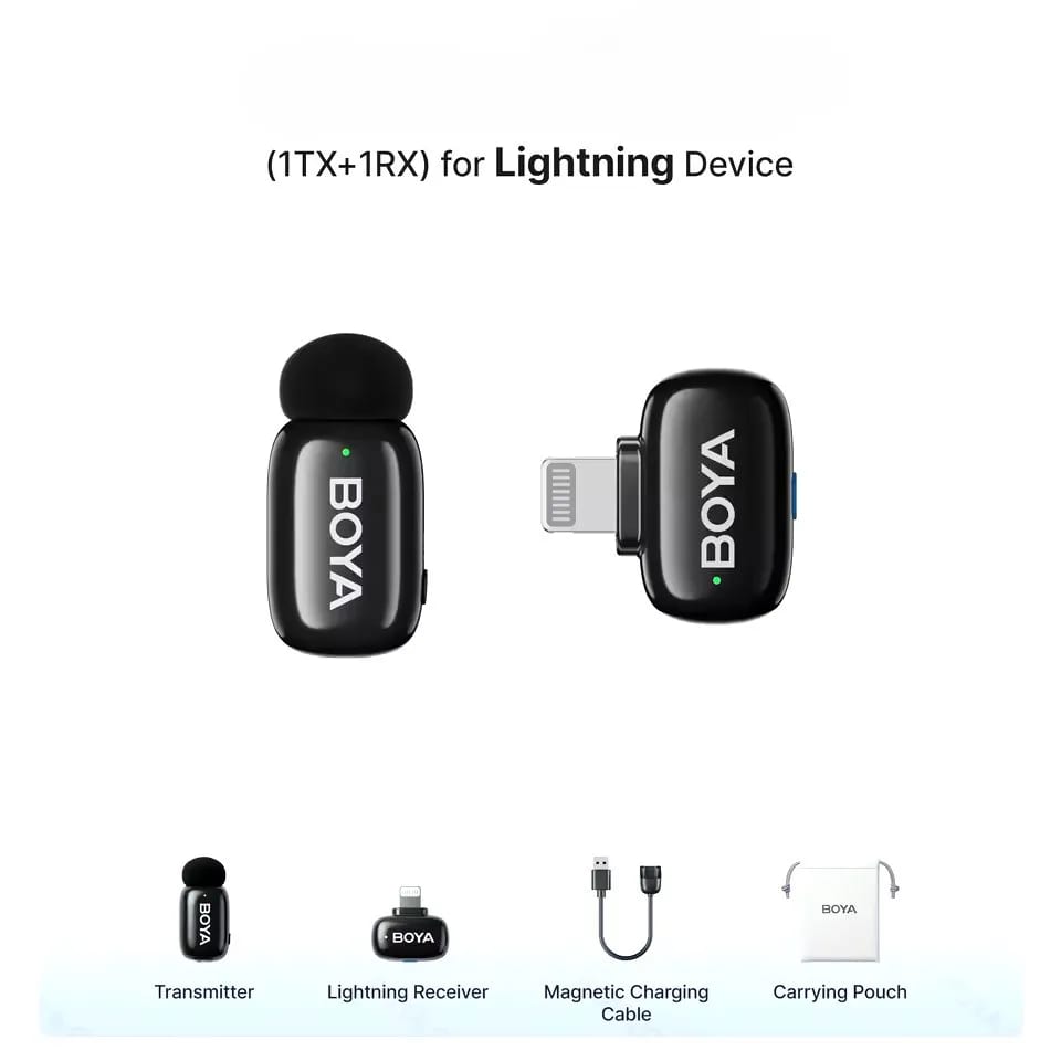 BOYA MINI 2-07 (iOS Only, Single, without Powerbank)