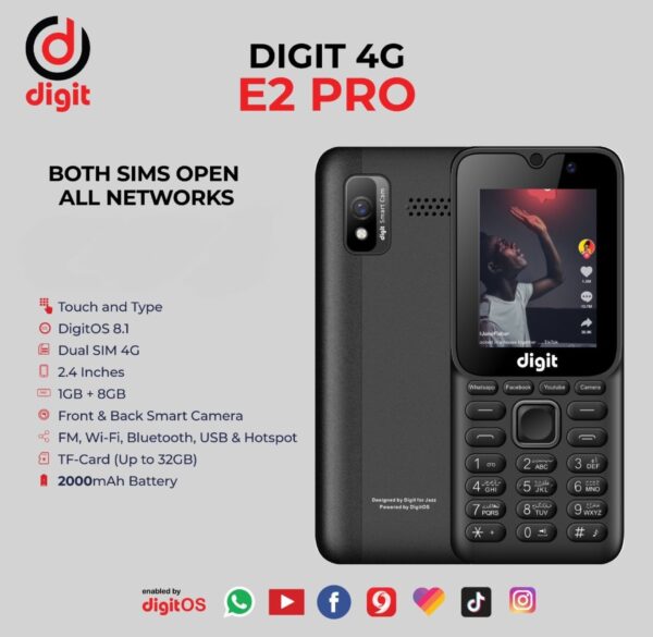 JAZZ DIGIT E2 PRO 4G