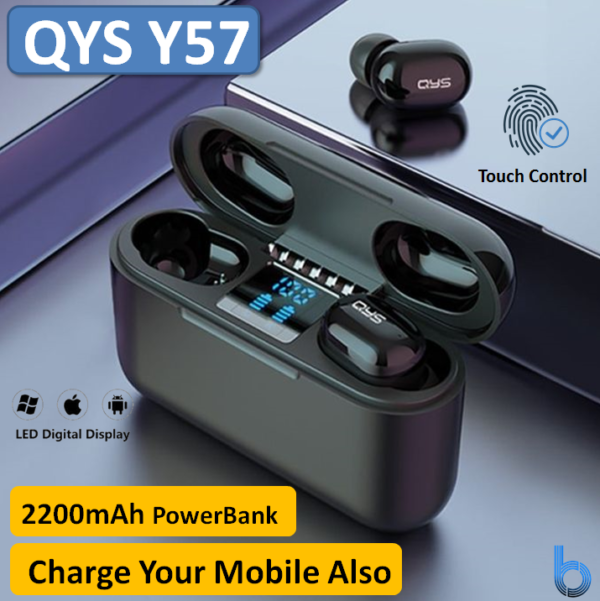 QYS Y57 Wireless Earbuds – Shandar mobile