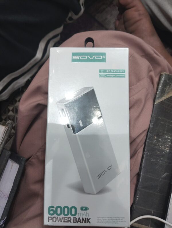 Sovo 6000 mAh Powerbank Fast Charging