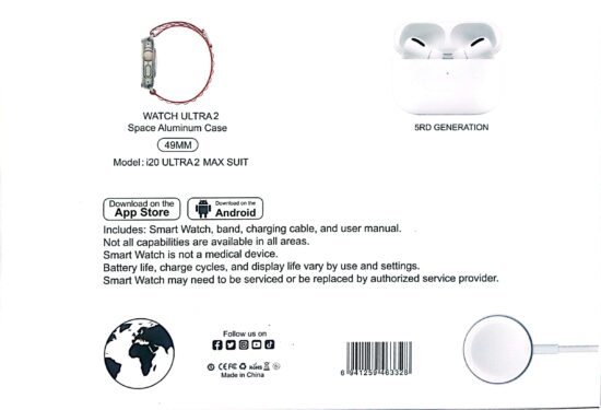 i20 ULTRA 2 MAX SUIT + M10 AIRPODS GIFT - Image 4
