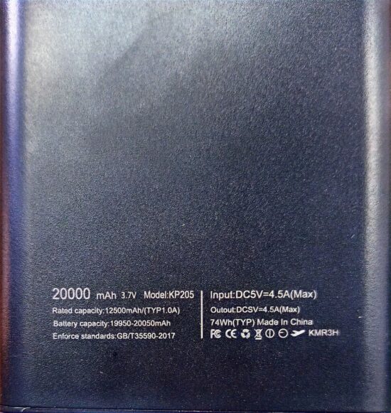 J-119 POWER BANK 20000MAH ULTRA LARGE CAPACITY - Image 6