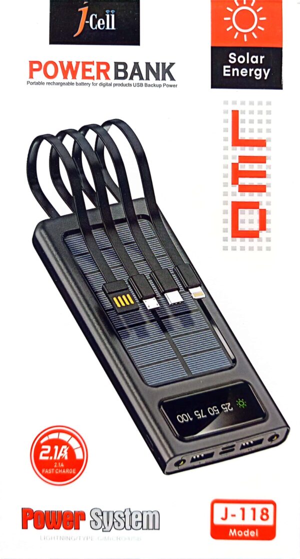 J-CELL POWER BANK SOLAR ENERGY
