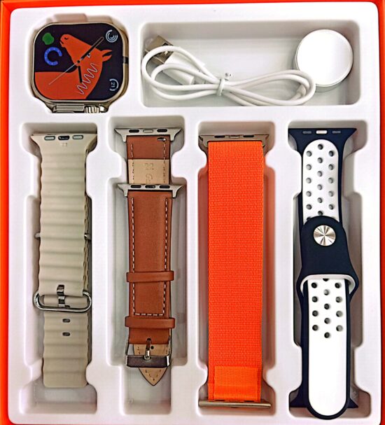 S99 ULTRA PRO MAX WATCH WITH 4 STRAPS - Image 3