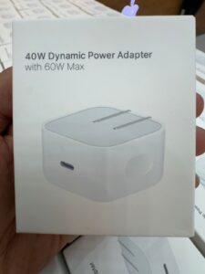 40W Dynamic Power Adapter (60W Max) – Fast & Reliable Charging