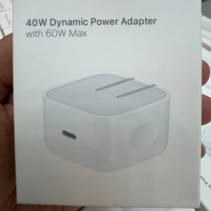 40W Dynamic Power Adapter (60W Max) – Fast & Reliable Charging