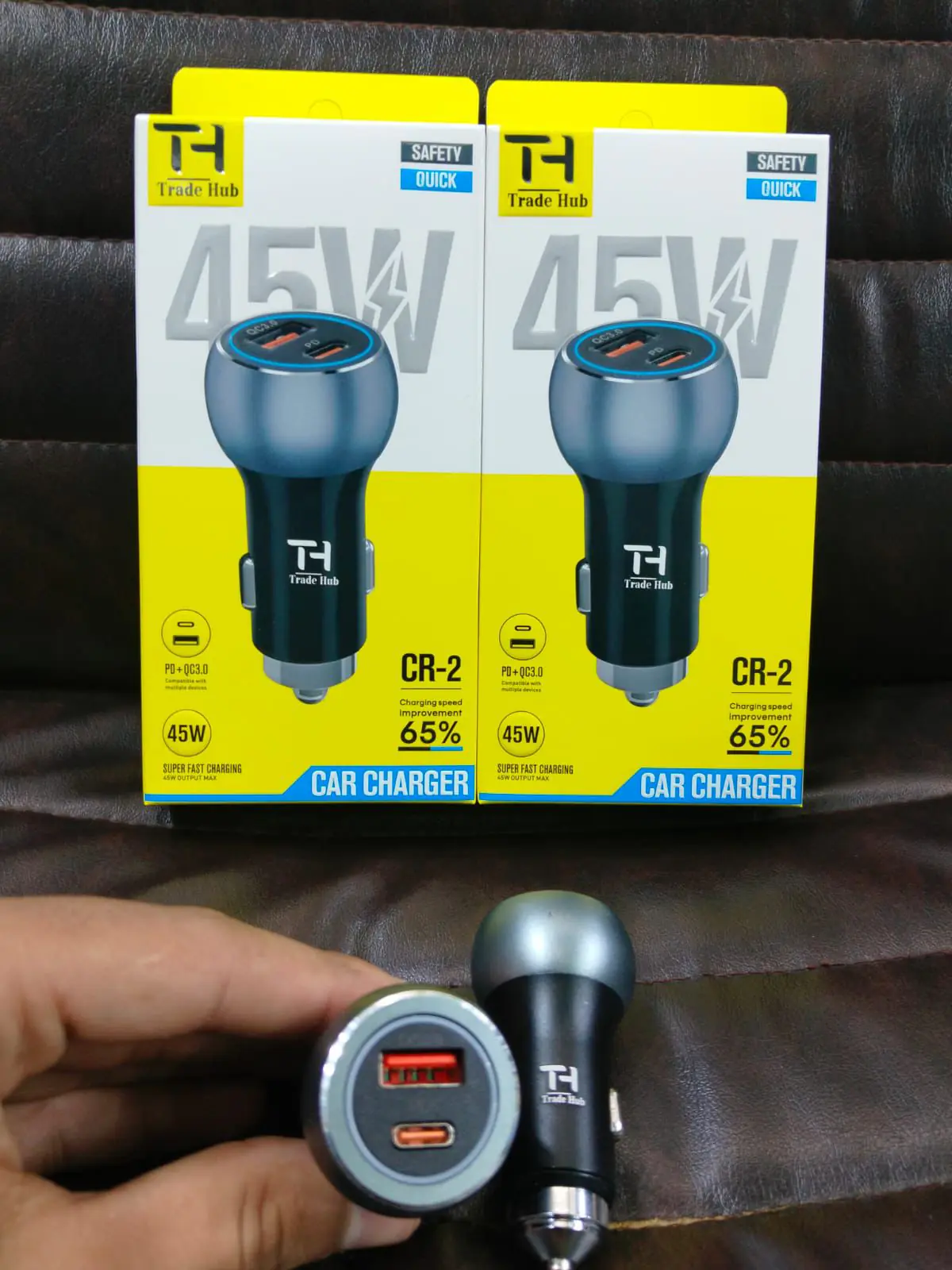 ⚡ FAST 45W CAR CHARGER 🚗🔋
