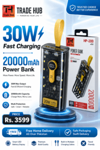 Trade hub power bank 20000mah