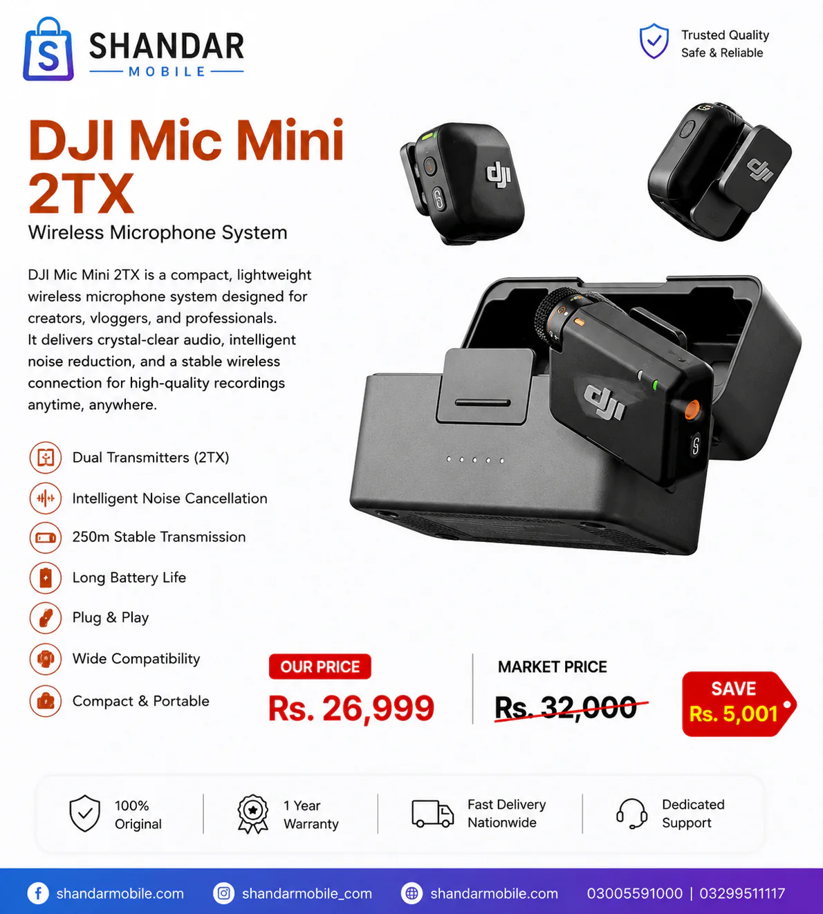 DJI Mic Mini2  1TX 🎤 - Image 2