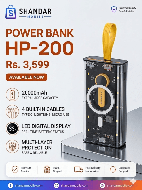 Trade hub power bank 20000mah